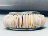 The Best Shell Inlay Vintage Southwest Sterling Silver Bracelet-Nativo Arts