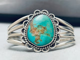 Amazing Vintage Native American Navajo Royston Turquoise Sterling Silver Bracelet-Nativo Arts