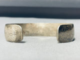 Veyr Old Vintage Native American Navajo Cerrillos Turquoise Sterling Silver Bracelet-Nativo Arts