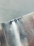 One Of The Most Unique Rounded Swirl Sterling Silver Vintage Native American Navajo Bracelet-Nativo Arts
