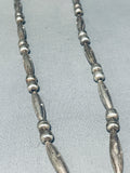 Raymond Lovato!! Important Vintage Santo Domingo Pot Sterling Silver Necklace-Nativo Arts