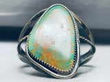 Huge Vintage Native American Navajo Royston Turquoise Sterling Silver Bracelet-Nativo Arts