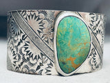 Native American Bold San Felipe Royston Turquoise Sterling Silver Massive Bracelet-Nativo Arts