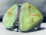 One Of The Best Vintage Native American Navajo Royston Turquoise Sterling Silver Bracelet-Nativo Arts