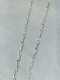 Native American Ambrosio Chavez Vintage Santo Domingo Turquoise Sterling Silver Necklace-Nativo Arts