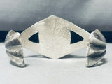 Rare Fox Turquoise Vintage Native American Navajo Sterling Silver Bracelet-Nativo Arts
