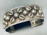 Coffee Beans!! Vintage Southwestern Sterling Silver Bracelet-Nativo Arts