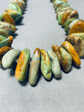 Native American 200+ Gram Vintage Santo Domingo Royston Turquoise Sterling Silver Necklace-Nativo Arts