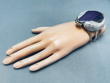 One Of The Best Vintage Southwest Sugilite Sterling Silver Bracelet-Nativo Arts