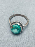 Early Deposit Turquoise!! Vintage Native American Navajo Royston Sterling Silver Ring-Nativo Arts