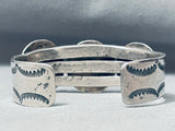 Fascinating Vintage Native American Navajo Sleeping Beauty Turquoise Sterling Silver Bracelet-Nativo Arts