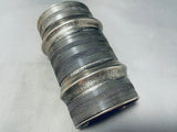 5 Inch Tall 125 Grams Vintage Southwest Sterling Silver Ketoh Bracelet-Nativo Arts