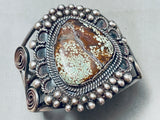 One Of The Best Ever Vintage Native American Navajo 38 Turquoise Sterling Silver Bracelet-Nativo Arts
