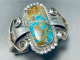 Important Nel Ustace Vintage Cochiti Royston Turquoise Sterling Silver Bracelet-Nativo Arts