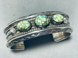 Very Rare Damale!! Vintage Native American Navajo Sterling Silver Bracelet-Nativo Arts