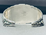 Leaf Garden On The Wrist Vintage Native American Navajo Sterling Silver Bracelet Cuff-Nativo Arts