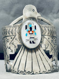 The Best Native American Navajo Turquoise Thunderbird Sterling Silver Bracelet-Nativo Arts