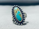 Exquisite Vintage Native American Navajo Royston Turquoise Sterling Silver Ring-Nativo Arts