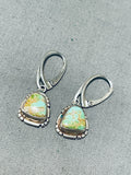 Marvelous Vintage Native American Navajo Royston Turquoise Sterling Silver Earrings-Nativo Arts