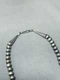 Davey Morgan Vintage Native American Navajo Turquoise Sterling Silver Necklace-Nativo Arts