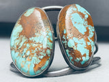 Huge Museum Vintage Native American Navajo Royston Turquoise Sterling Silver Bracelet-Nativo Arts