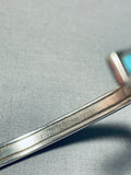 Robin Banteah Vintage Zuni Turquoise Sterling Silver Bracelet-Nativo Arts
