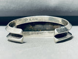 Eunice Cla Vintage Native American Navajo Turquoise Sterling Silver Bracelet-Nativo Arts