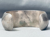 Tim Yazzie Magnificent Native American Navajo Blue Gem Turquoise Sterling Silver Bracelet-Nativo Arts