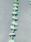 Native American Breathtaking Vintage Santo Domingo Royston Turquoise Shell Necklace-Nativo Arts