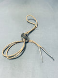 Tremendous Vintage Native American Navajo Royston Turquoise Sterling Silver Bolo-Nativo Arts
