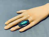 Special Vintage Native American Navajo Royston Turquoise Sterling Silver Ring-Nativo Arts