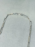 Majestic Vintage Native American Zuni Blue Gem Turquoise Sterling Silver Sunface Necklace-Nativo Arts