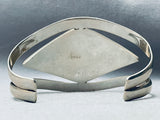 One Of The Most Unique Vintage Southwest Inlay Sterling Silver Bracelet-Nativo Arts