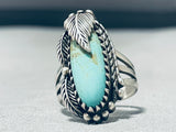 Sensational Vintage Native American Navajo Royston Turquoise Sterling Silver Large Ring-Nativo Arts