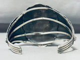 One Of The Best Ever Vintage Native American Navajo Sugilite Sterling Silver Bracelet-Nativo Arts