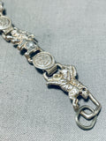 Noahs Ark Highly Detailed Vintage Southwestern Sterling Silver Bracelet-Nativo Arts