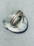 One Of The Best Vintage Bisbee Turquoise Sterling Silver Ring Old-Nativo Arts