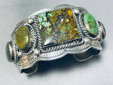 One Of The Best Damale Turquoise Vintage Native American Navajo Bracelet We Have Collected-Nativo Arts