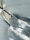 Signed Native American Navajo 1883 Silver Dollar Bracelet-Nativo Arts