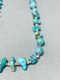 Native American Noteworthy Vintage Santo Domingo Turquoise Shell Necklace-Nativo Arts