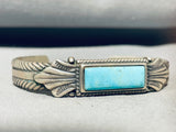 Native American Awesome Stacker Vintage Turquoise Sterling Silver Bracelet-Nativo Arts
