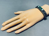 Early 1900's!!!!! Vintage Native American Navajo Cerrillos Turquoise Bracelet Cuff-Nativo Arts