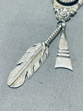Heavy Important Ben Begaye (d) Vintage Native American Navajo Sterling Silver Necklace-Nativo Arts