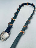 Super Detailed Vintage Native American Navajo Intricate Sterling Silver Concho Belt-Nativo Arts