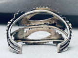 One Of The Best Vintage Native American Zuni Turquoise Sterling Silver Bracelet-Nativo Arts