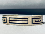 Ben Mansfield Private Collection Vintage Native American Hopi Sterling Silver Bracelet-Nativo Arts