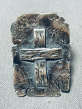 The Most Unique Ever Native American Navajo Cross Sterling Silver Ring-Nativo Arts
