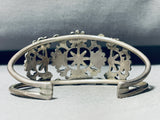 One Of The Most Incredible Vintage Native American Zuni Turquoise Sterling Silver Bracelet-Nativo Arts