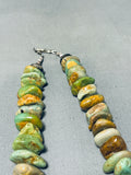 Native American 200+ Gram Vintage Santo Domingo Royston Turquoise Sterling Silver Necklace-Nativo Arts