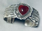 Important Dave Reeves Carnelian Vintage Sterling Silver Bracelet-Nativo Arts